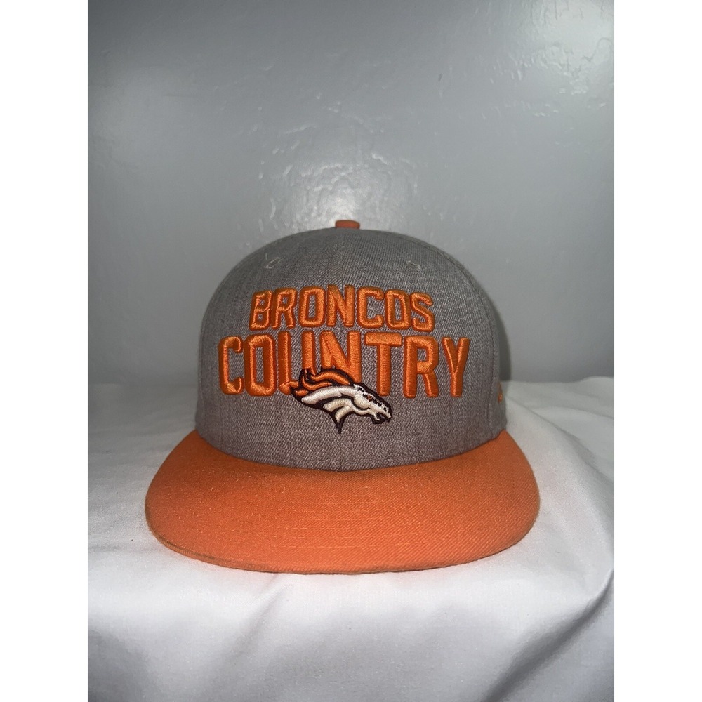 Denver Broncos New Era Adult Broncos Country NFL Fitted Hat Cap Sz 7 3/8